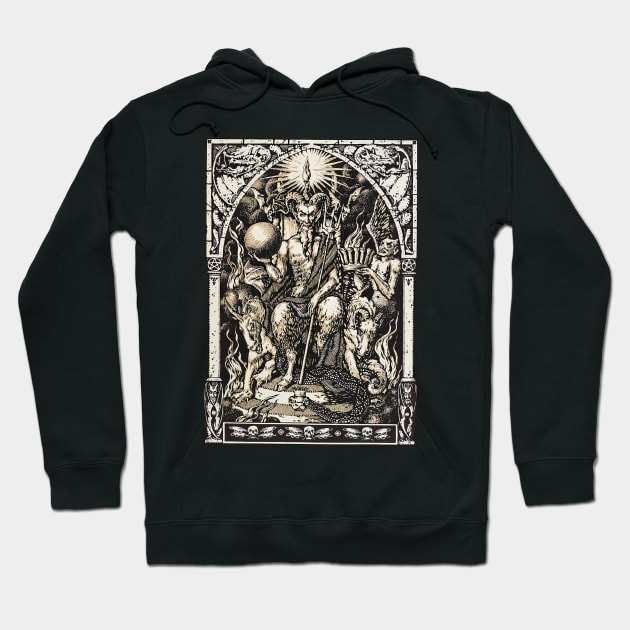 Satan Lord of this World Devil Demon Zuber Vintage Hoodie by AltrusianGrace